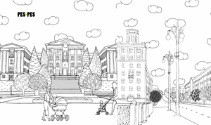 Pes-Pes Coloring Book of Buildings